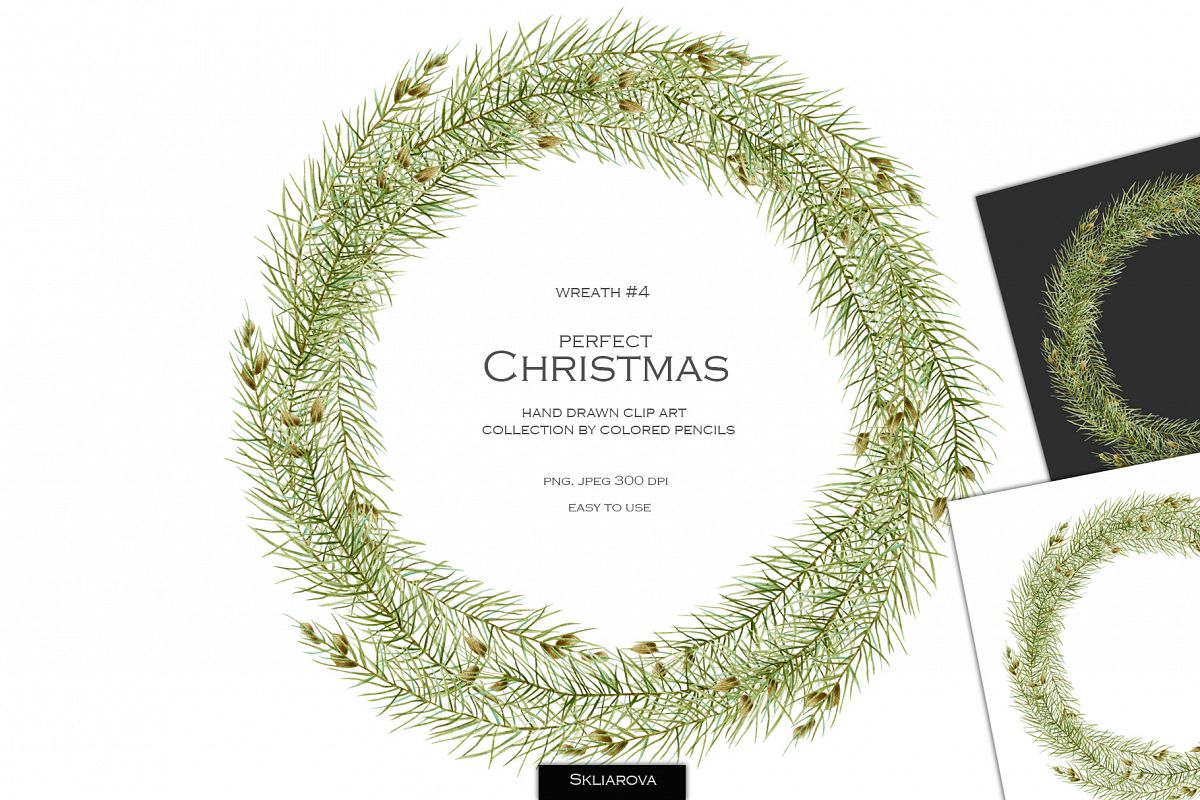 Perfect Christmas. Wreath #4 example image 1