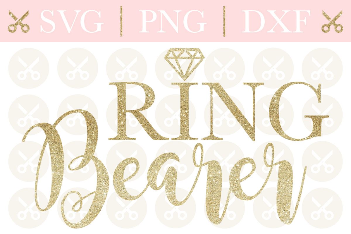 Ring Bearer Svg Wedding Svg Ring Security Svg Cutting File example image 1