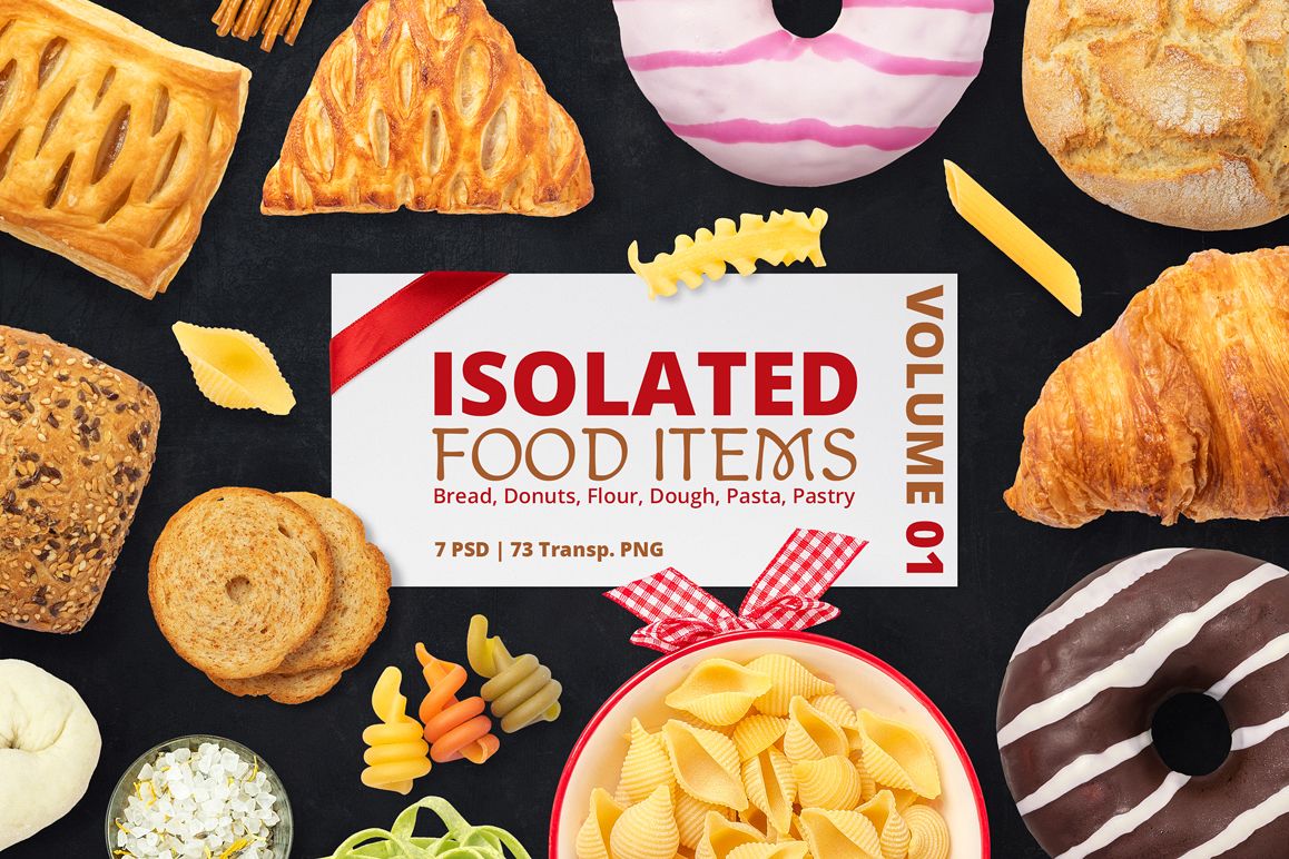 Isolated Food Items Vol.1 example image 1