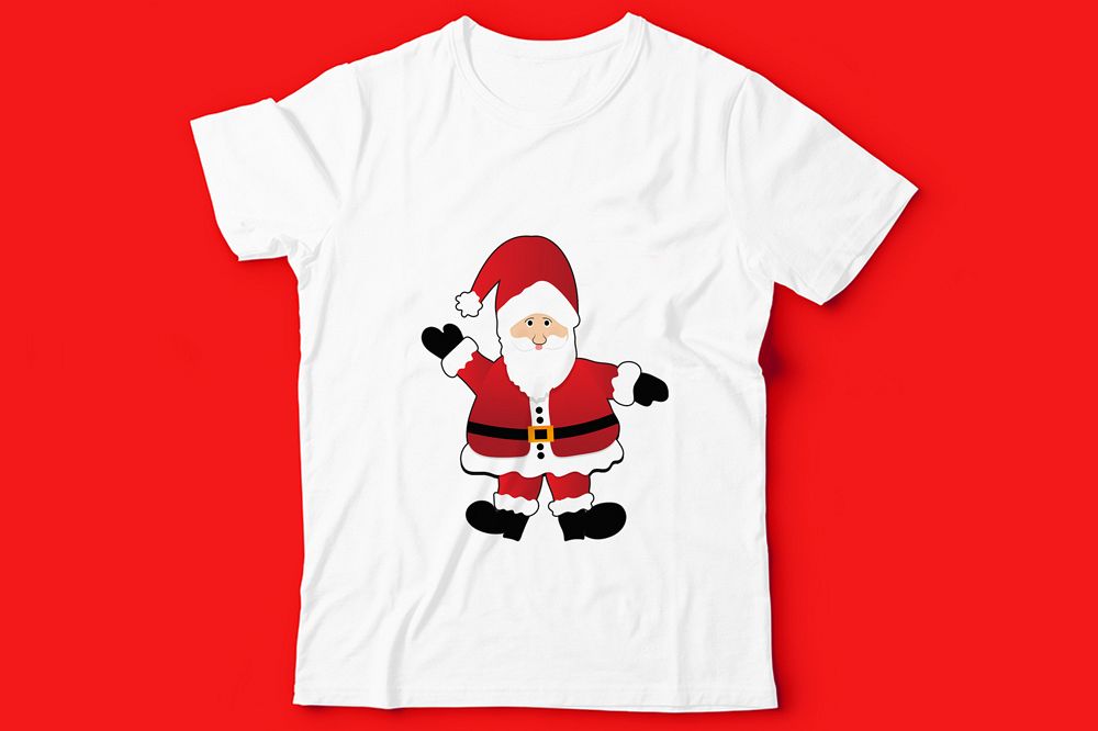 Santa Claus Kids T-Shirt Design example image 1