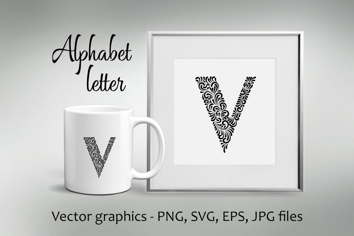 Alphabet Letter V example image 1