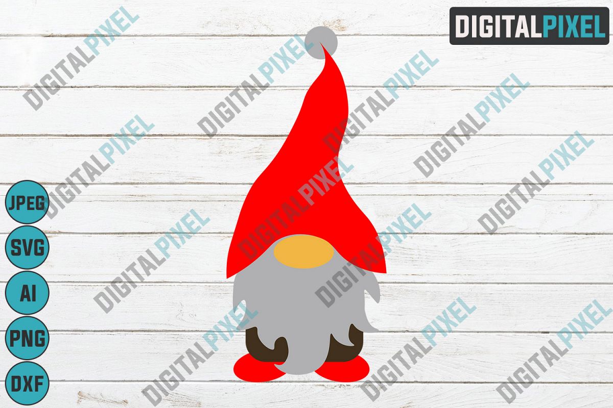 Download Gnome SVG Christmas SVG PNG JPEG DXF Circut Cut Silhouette ...