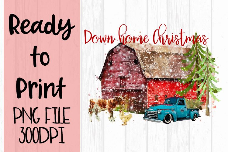 Down Home Christmas Ready to Print example image 1
