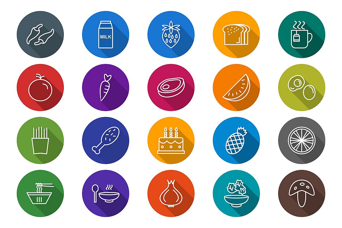 Set Of Food Icons example image 1