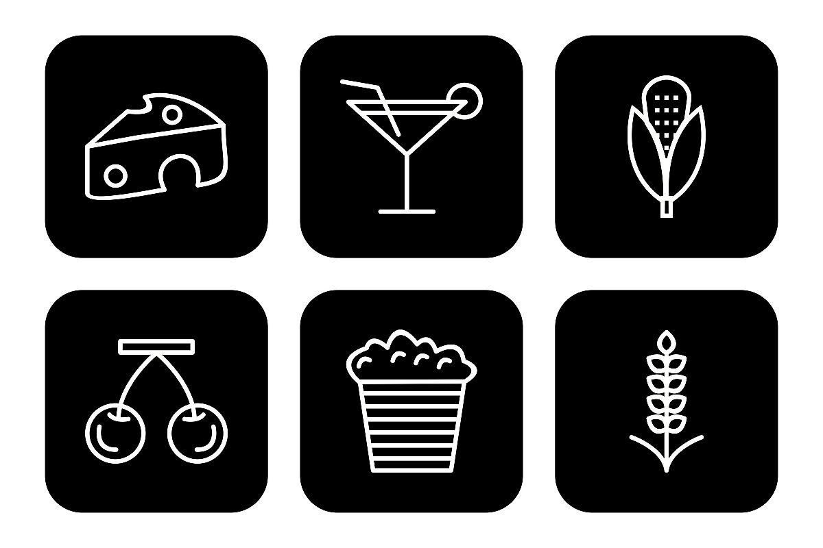Set Of Food Icons example image 1