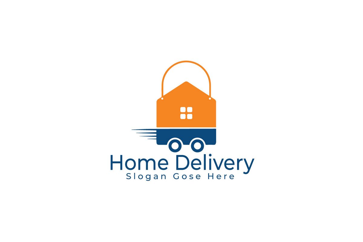 Home Delivery Logo Design. example image 1