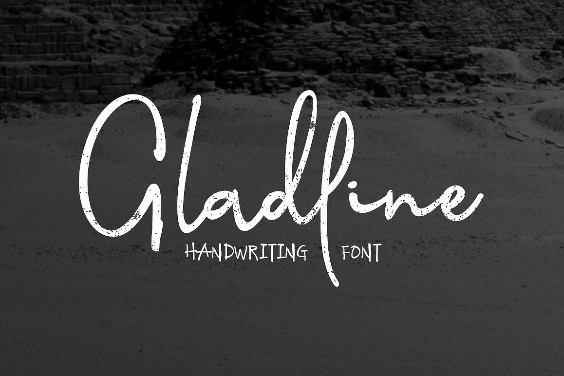 Gladline Script Font example image 1