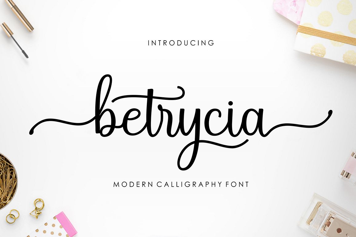 Betrycia Script example image 1