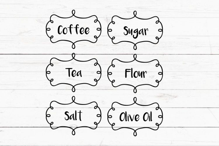 Download SVG PNG Kitchen labels svg, cutting file, svg file, cut ...