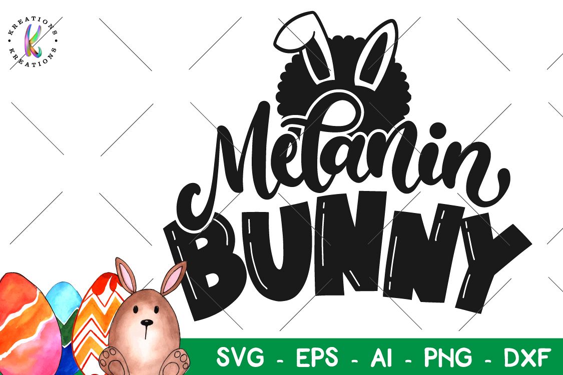 Download Easter svg Melanin Bunny svg Chocolate bunny Afro bunny ...