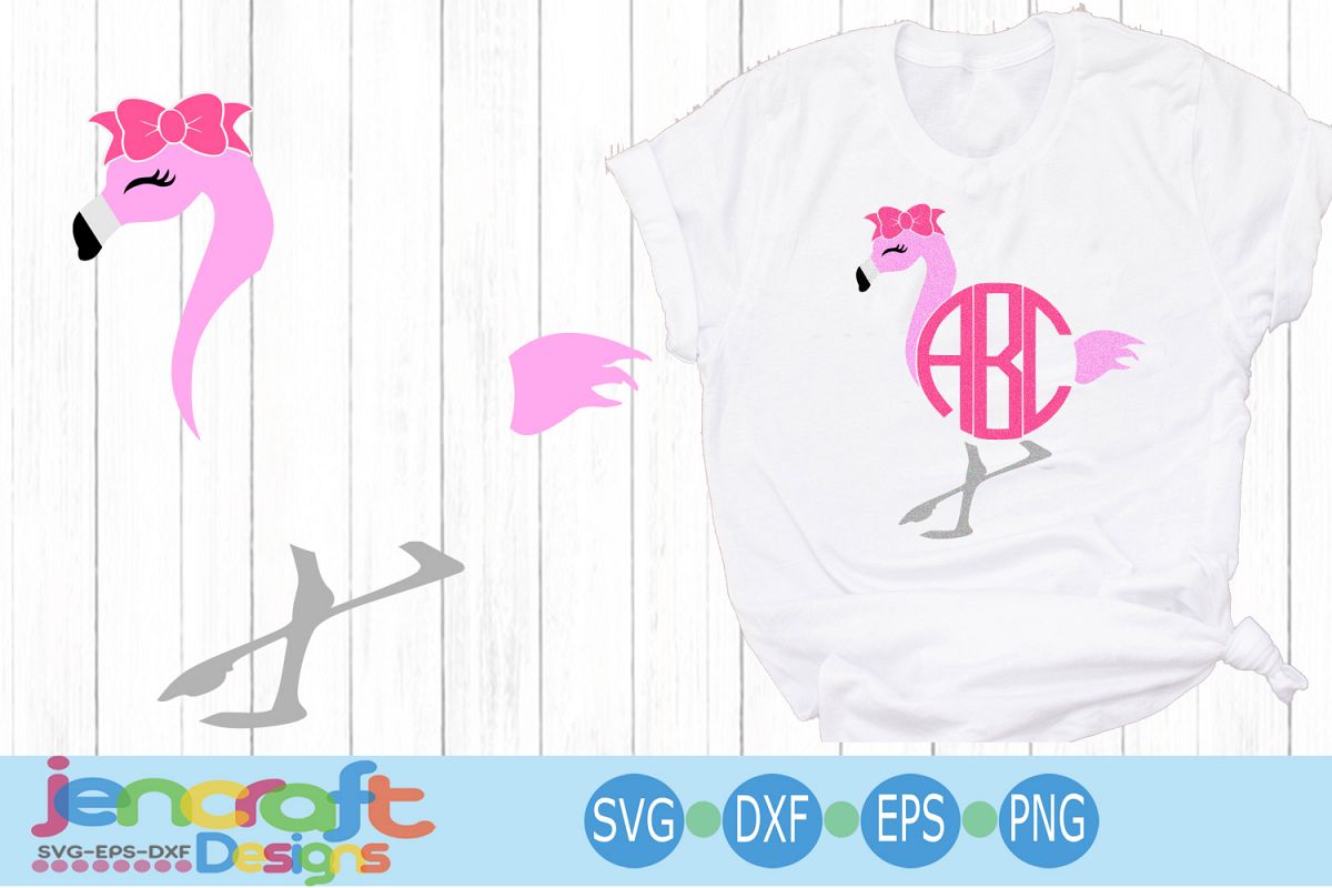 Download flamingo Monogram svg, flamingo svg file (207209) | SVGs | Design Bundles