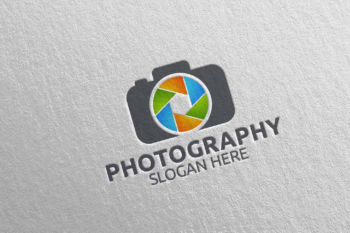 Abstract Camera Photography Logo example image 1
