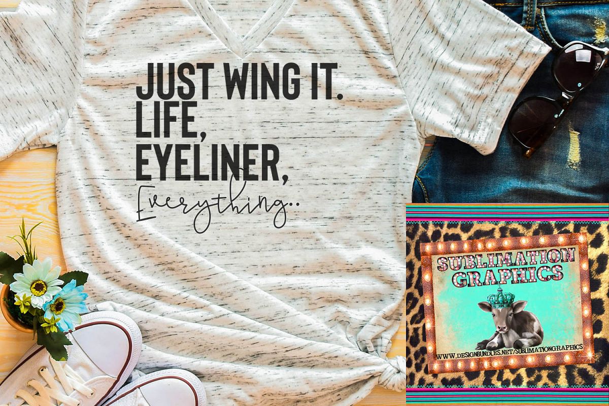 Wing It Sublimation Digital Download example image 1