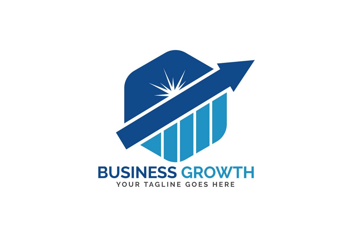 Business Growth Logo Design. example image 1