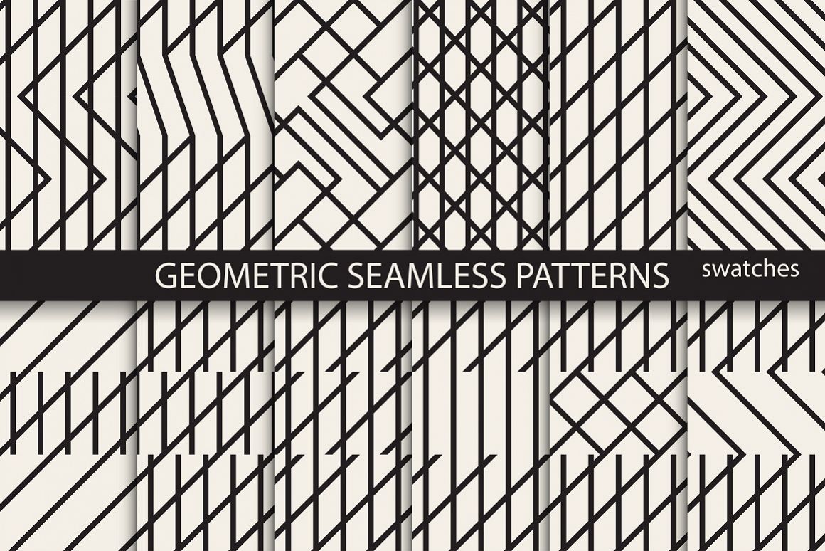 Geometric seamless patterns example image 1