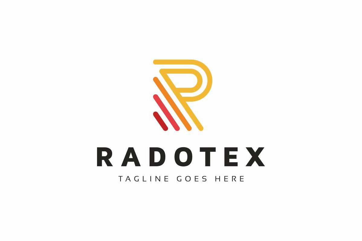 Radotex R Letter Logo example image 1