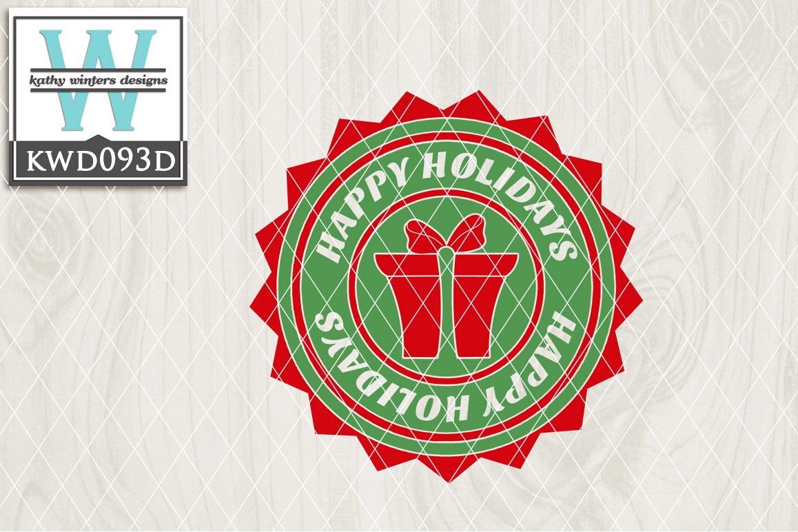 Christmas Cutting File KWD093D example image 1