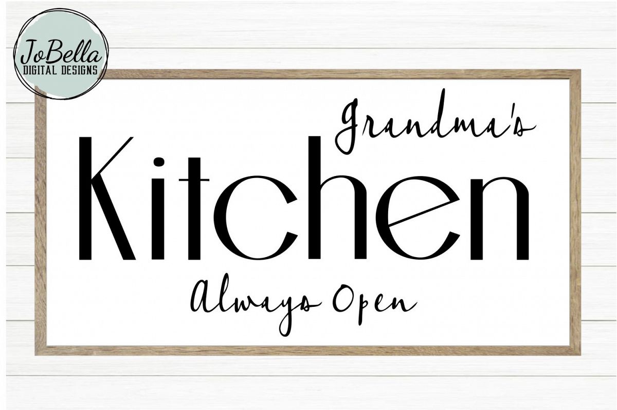 Grandmas Kitchen SVG and Printable Farmhouse Design example image 1