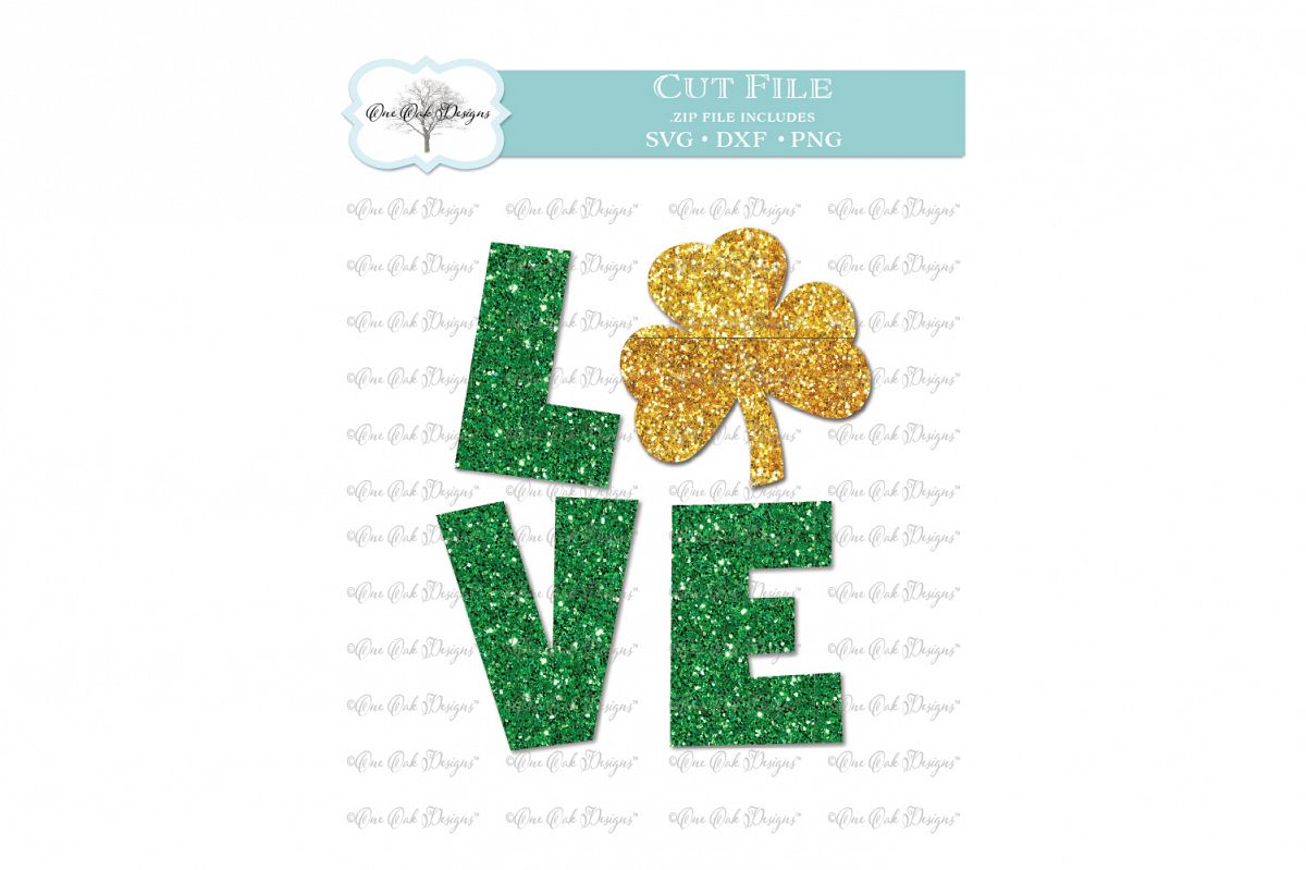 Shamrock Love Svg Dxf Png By One Oak De Design Bundles