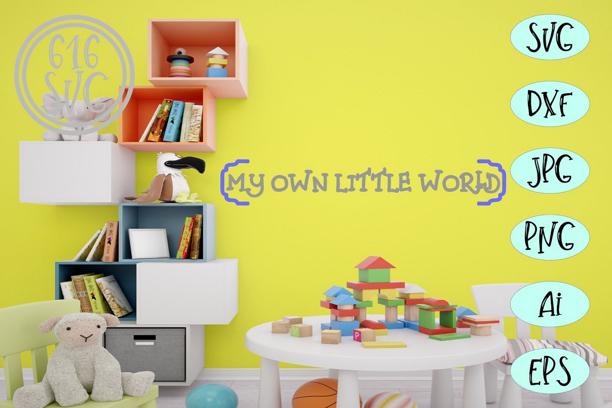 My own little world SVG example image 1