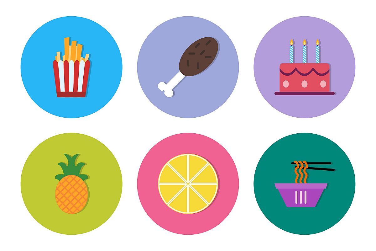 Set Of Food Icons example image 1