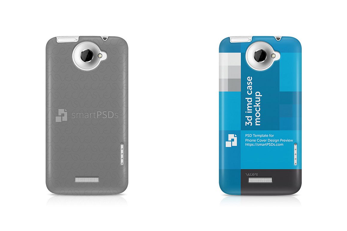 HTC One X 3d IMD Mobile Case Design Mockup 2012 example image 1
