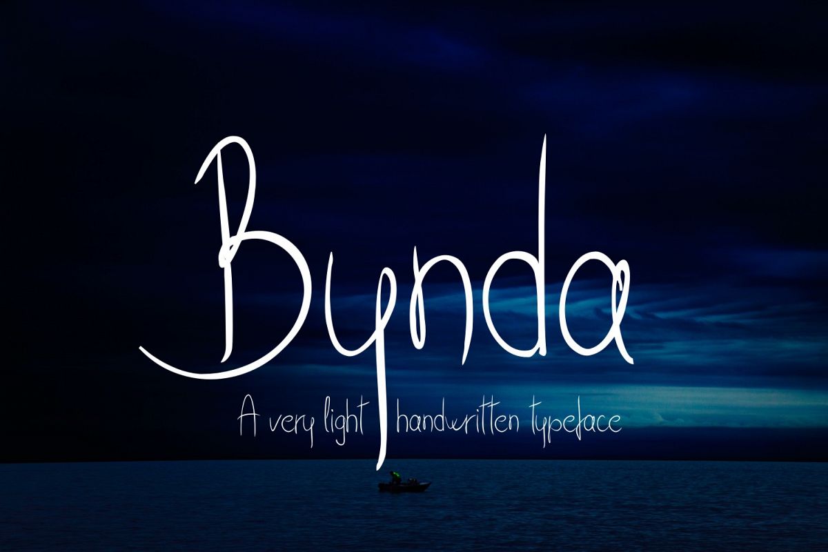 Bynda Font example image 1
