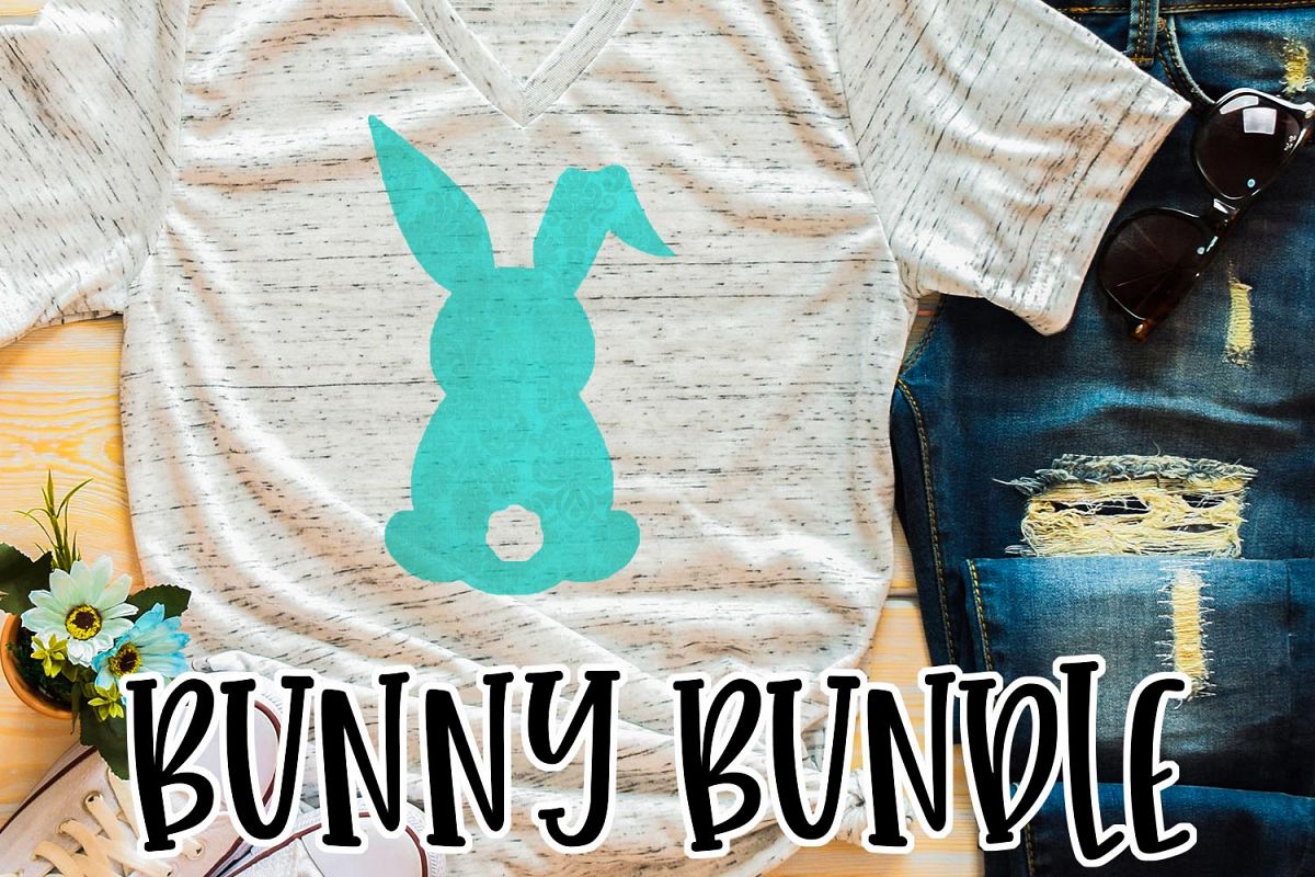 Easter Bunny Sublimation Bundle example image 1