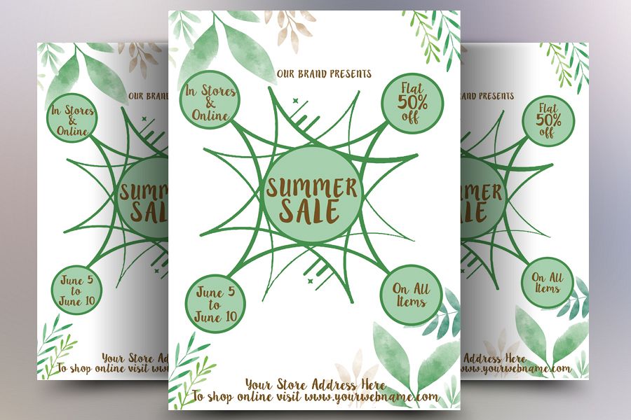 Summer Sales Flyer example image 1