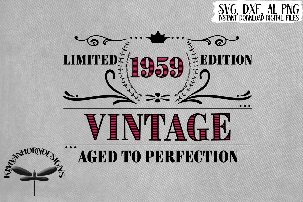 Download Vintage 1959 Aged to Perfection - 60th Birthday