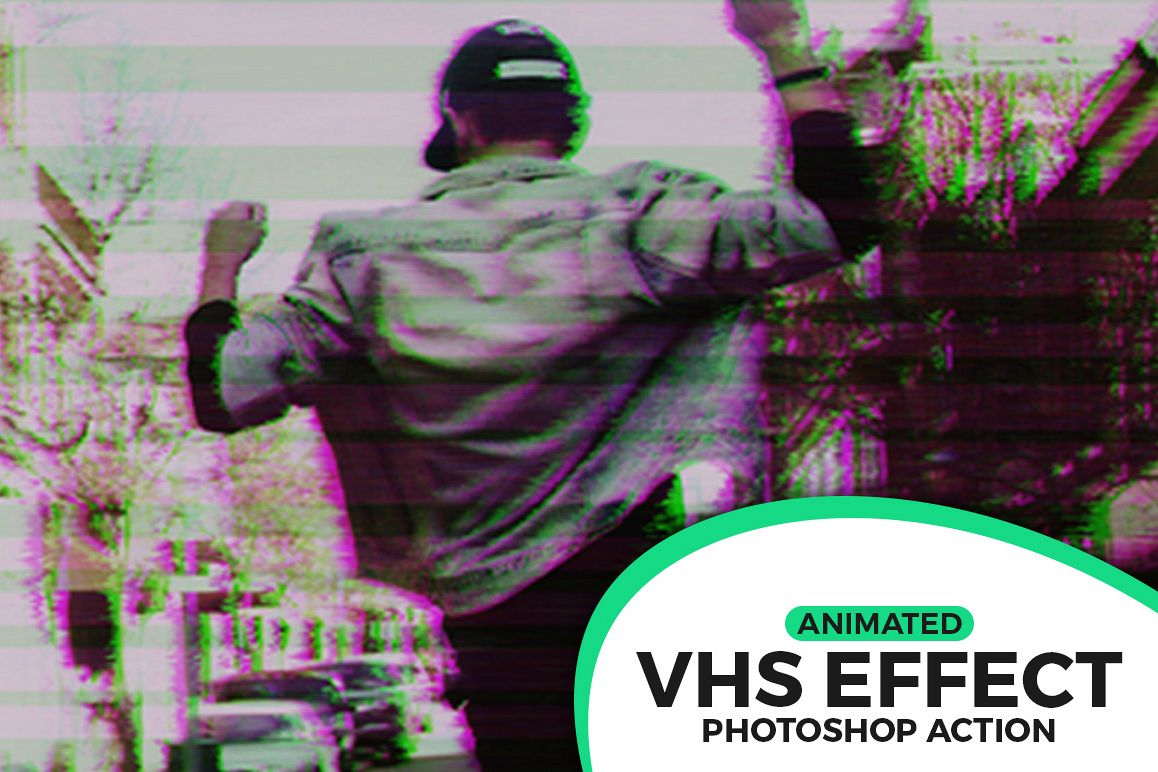 Animated VHS Effect Action example image 1