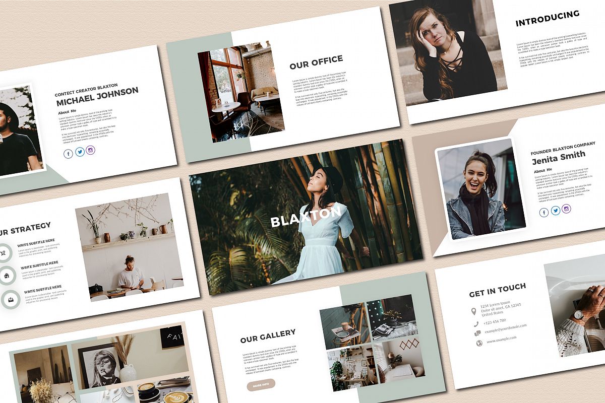 Blaxton - Keynote Templates example image 1