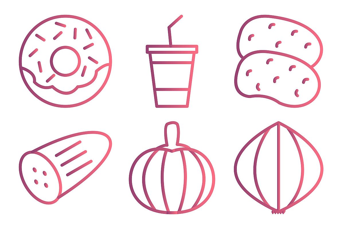 Set Of Food Icons example image 1