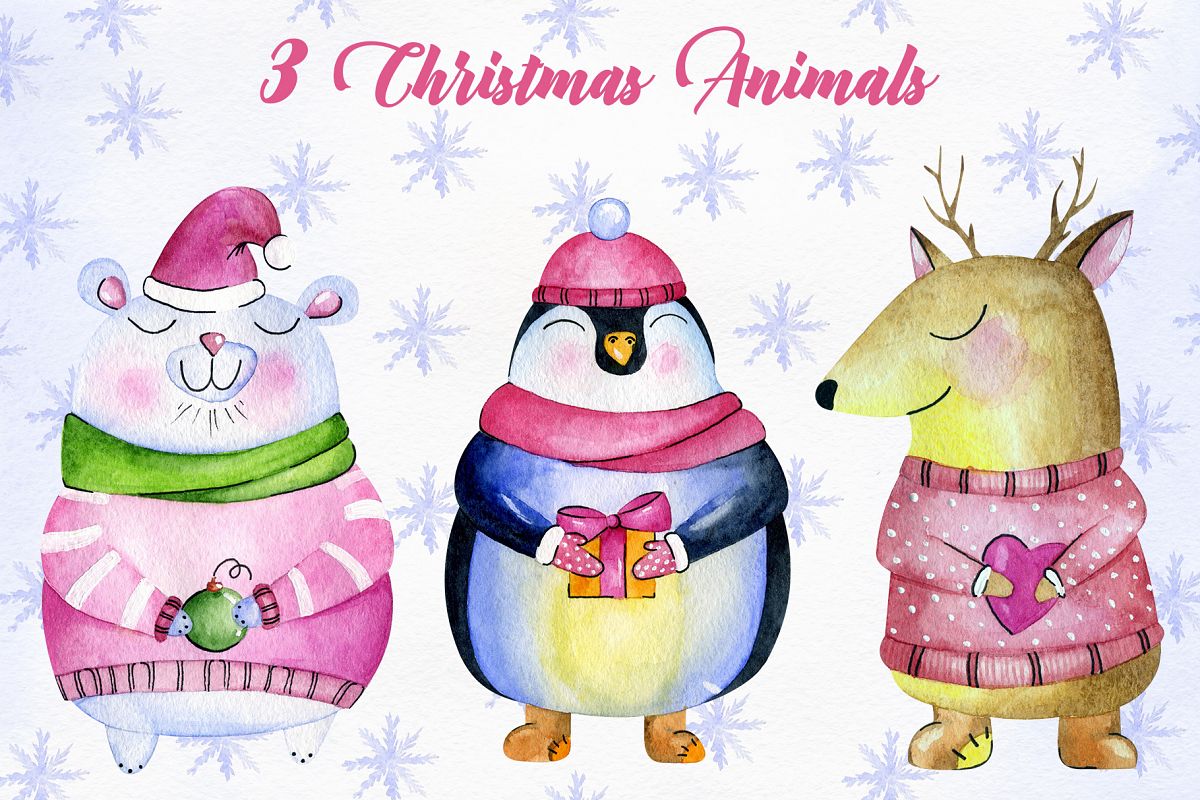 Christmas Animals example image 1