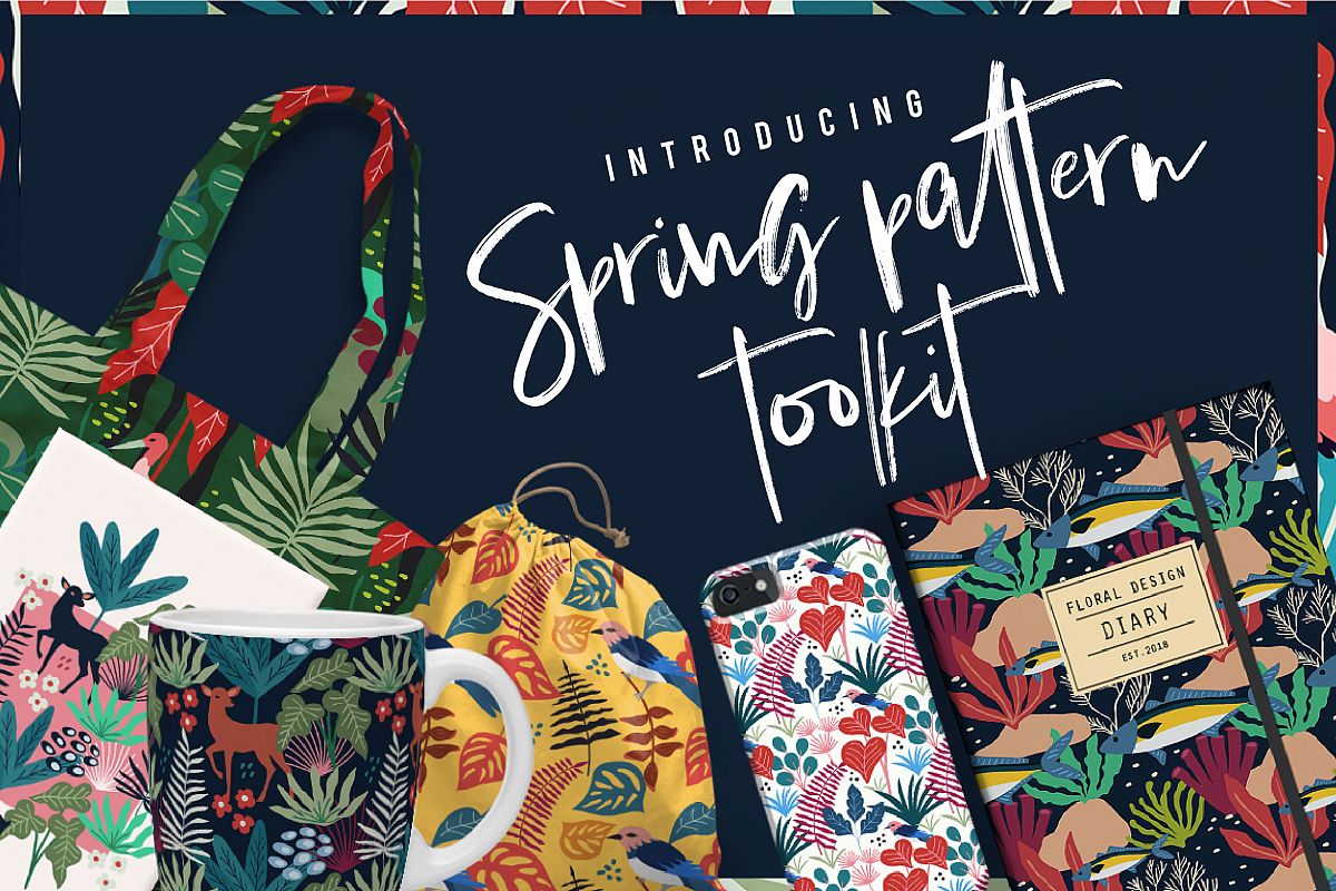 Spring Pattern Toolkit example image 1