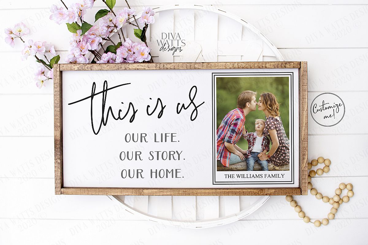 This Is Us - Our Life Our Story Our Home - Customize SVG EPS example image 1