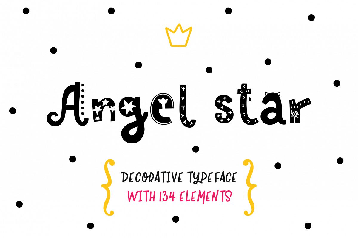 Angel Star - Decorative Typeface example image 1