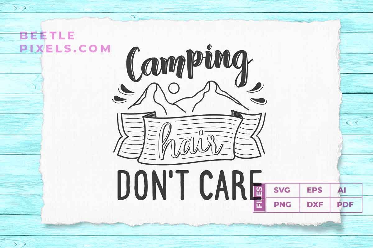 camping hair dont care example image 1