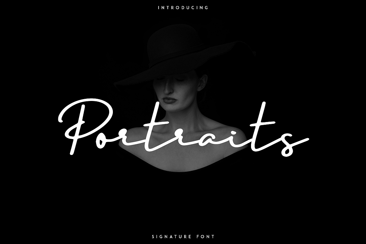 Portraits - Signature font example image 1