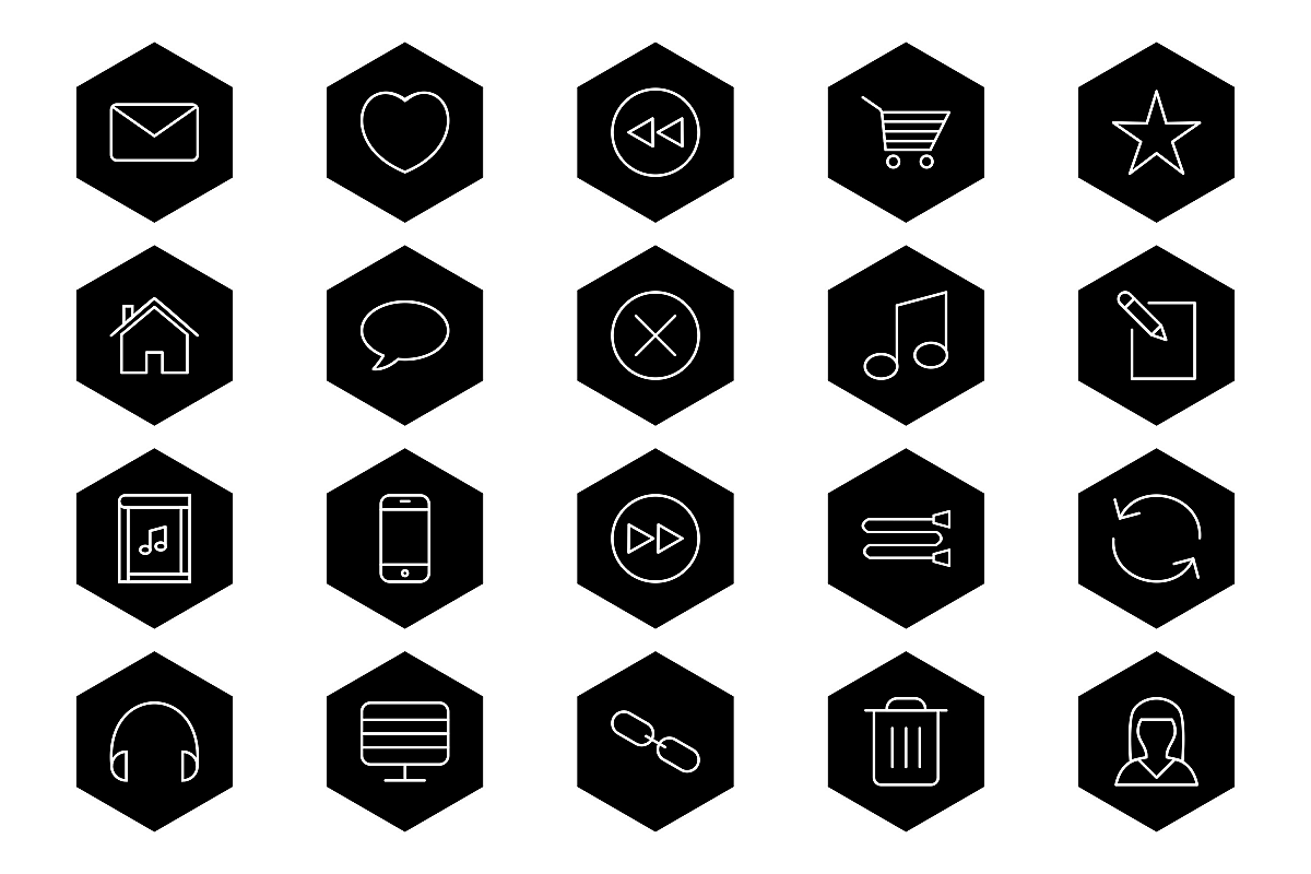 Set Of Multimedia Icons example image 1
