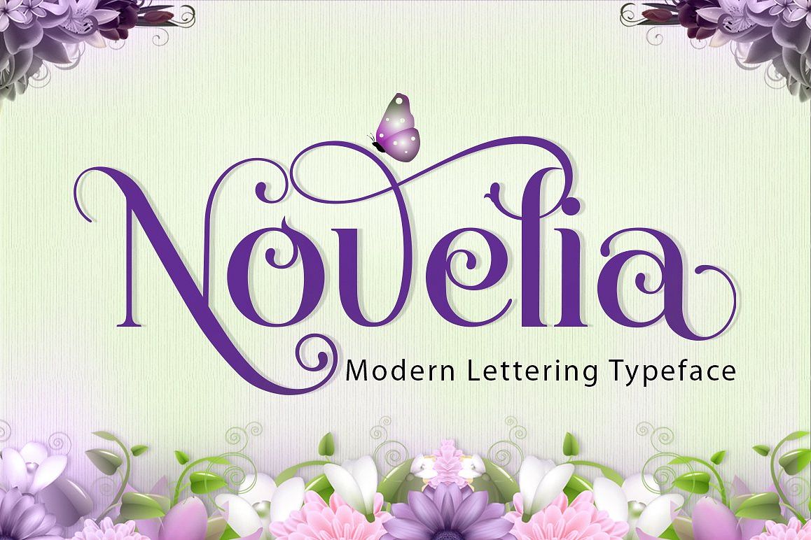 Novelia Typeface example image 1