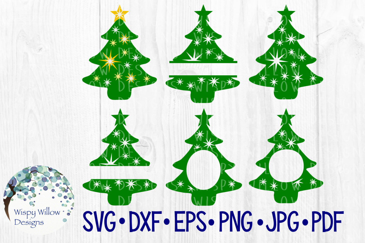 Christmas Tree Bundle Name Monogram Frame Example Image 1 Christmas Tree Bundle Name Monogram Frame Example Image 1