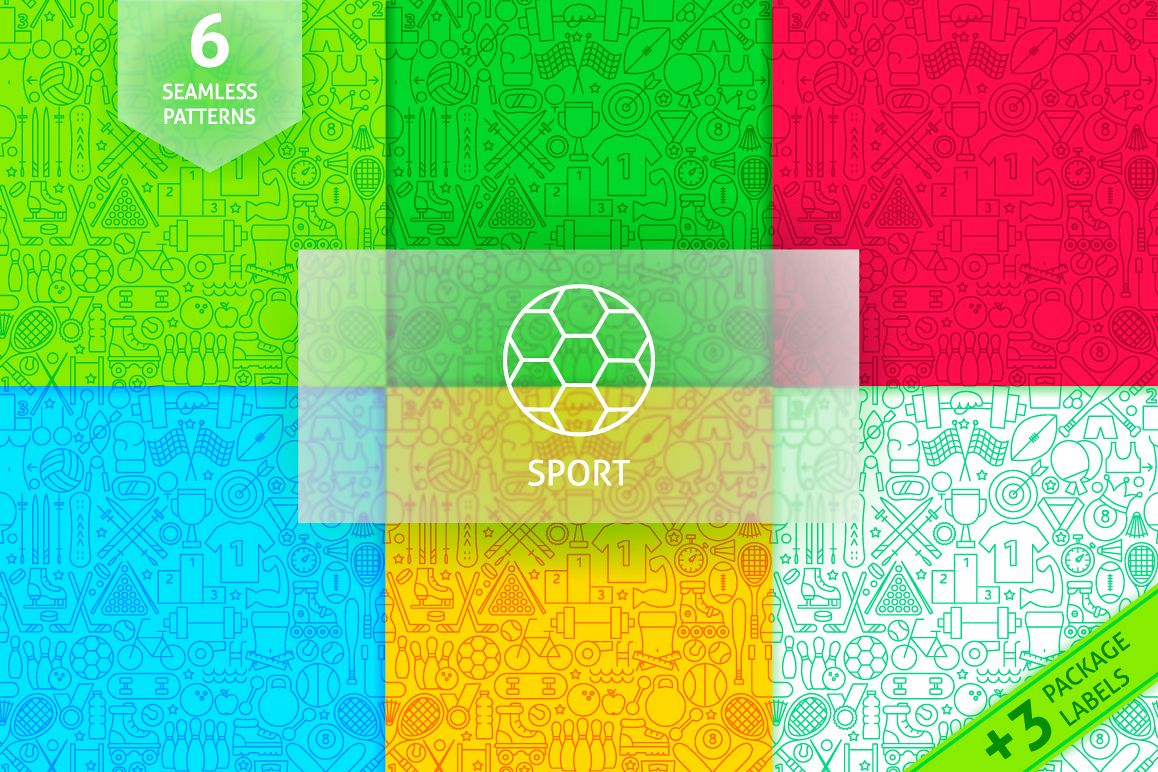 Sport Line Tile Pattern example image 1
