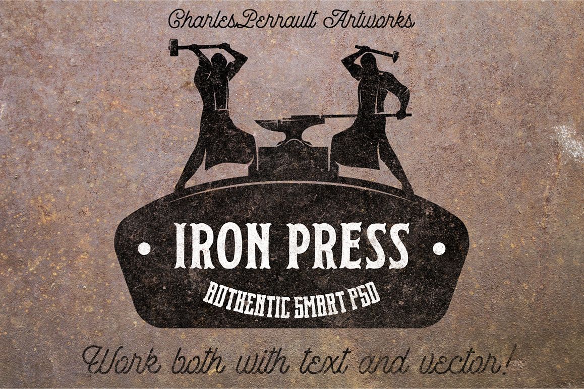 Iron Press Smart PSD example image 1