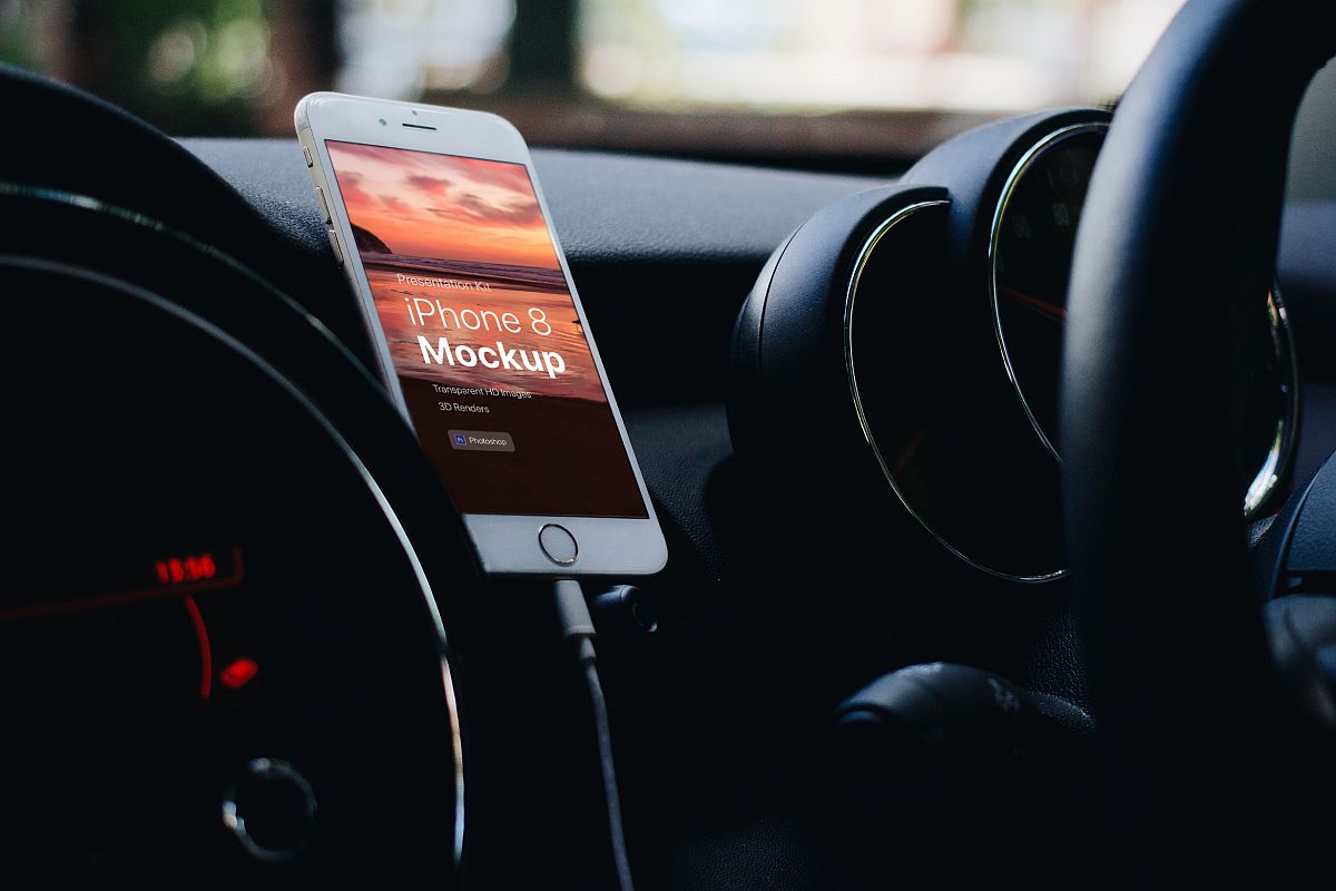 Presentation Kit - iPhone showcase Mockup_v8 example image 1