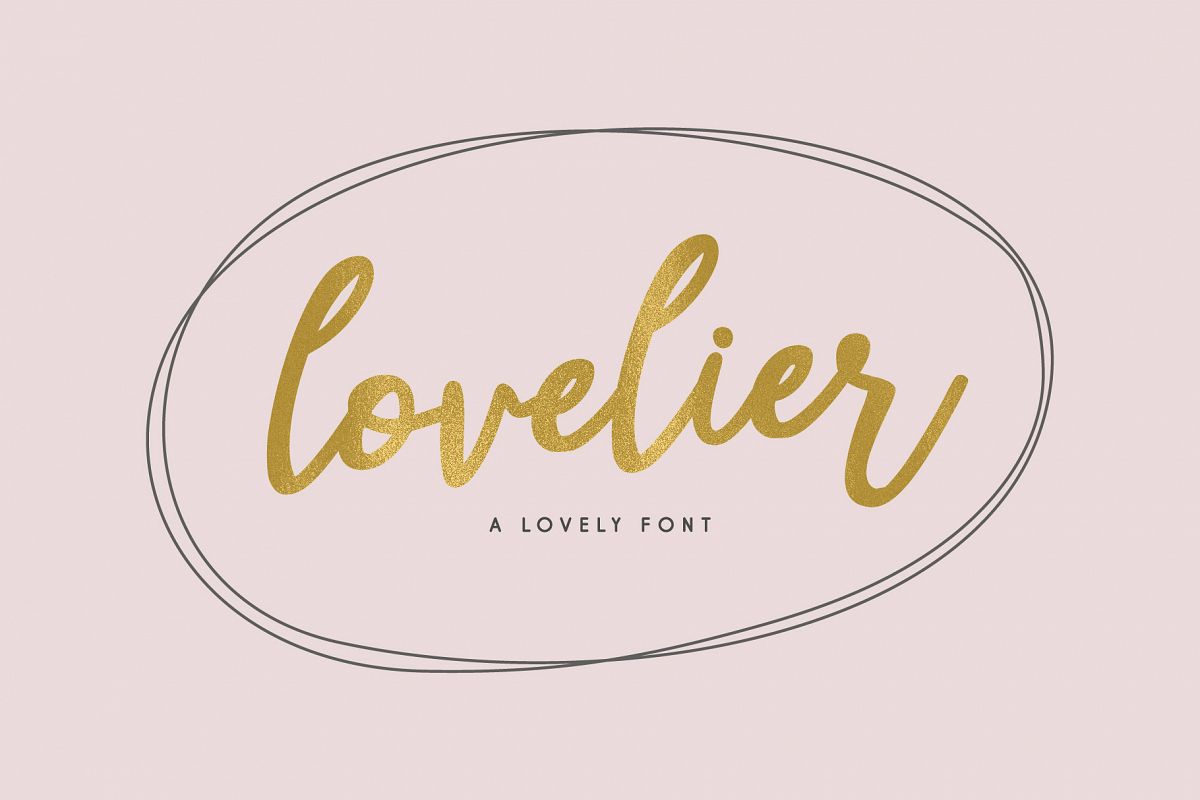 Lovelier Font example image 1