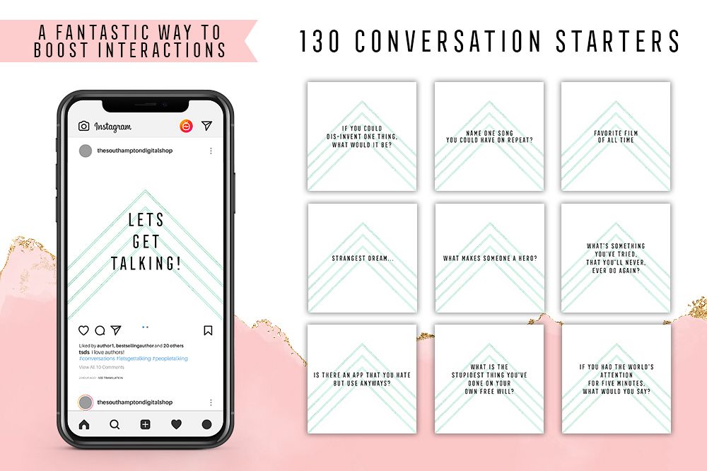 130 Social Media Conversation Starters Version 6