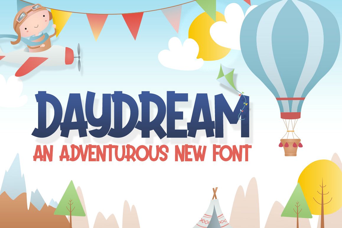 Daydream Kids Font example image 1