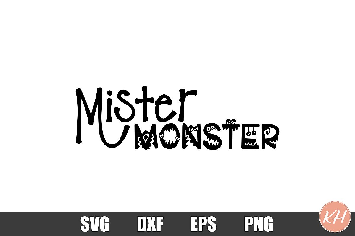 Mister Monster SVG cutting file example image 1
