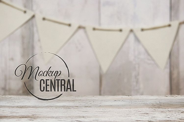 Birthday Party Background Tabletop Mock Up, JPG Mockup example image 1